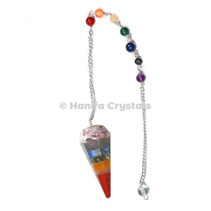Chakra Bonded pendulums with chakra chain
