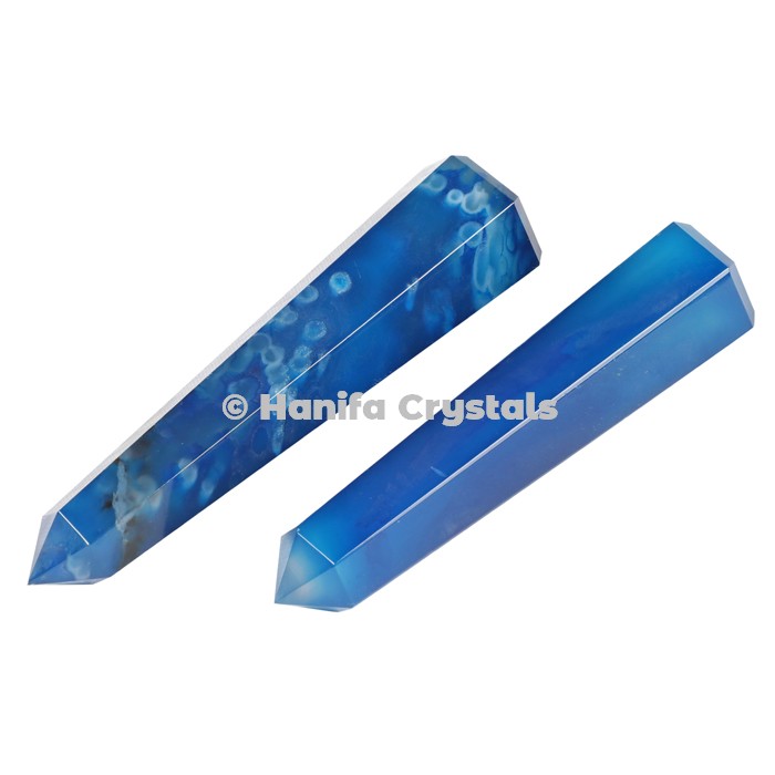 Blue Onyx Pencil Point Obelisk