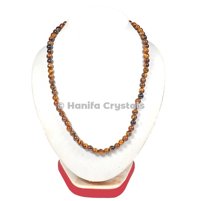 Tiger Eye Beads Necklace