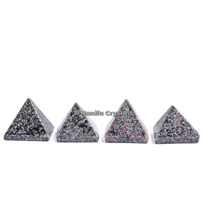 Snowflake Obsidian Gemstone Pyramids