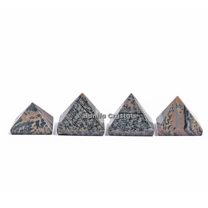 Dendritic Agate Gemstone Pyramids