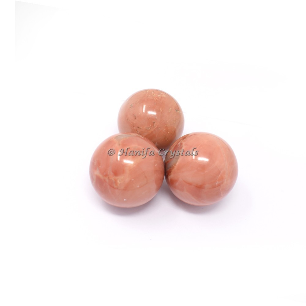 Indian Cream Moonstone Spheres