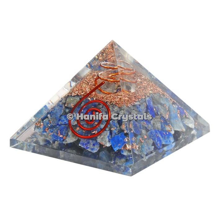 Lapis Lazuli Orgonite Pyramids