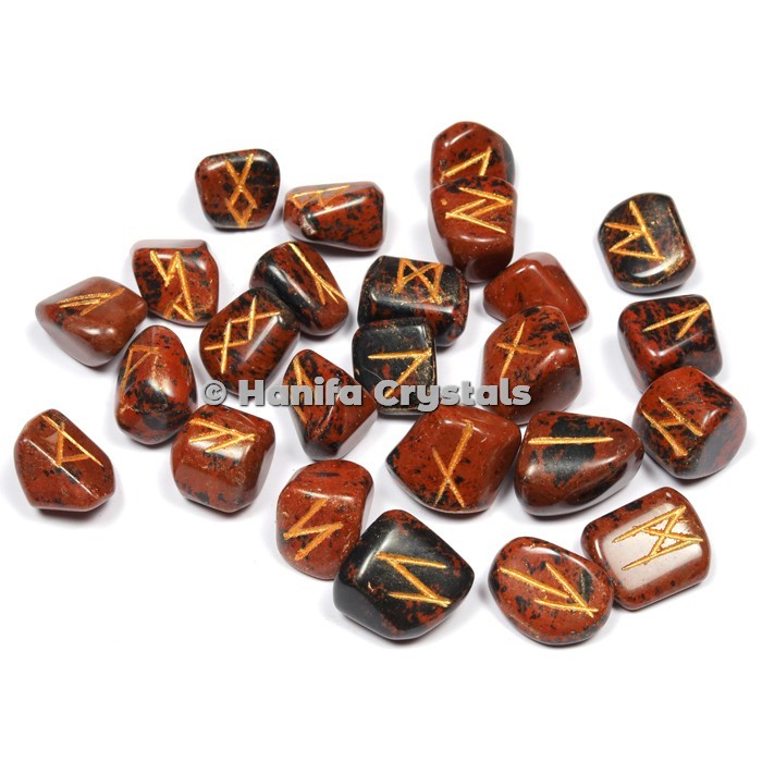 Mahagony Jasper Rune Sets