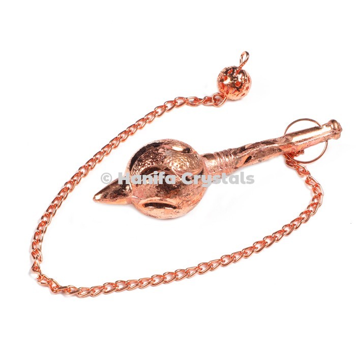 Copper Brass Hanuman Gada Dowsing Pendulum
