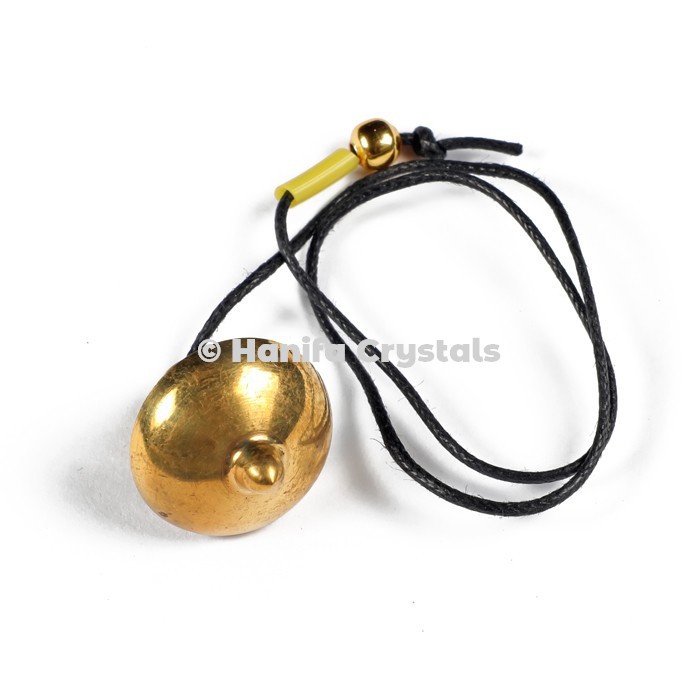 Mer-Isis Golden Metal Dowsing Pendulum with Cord