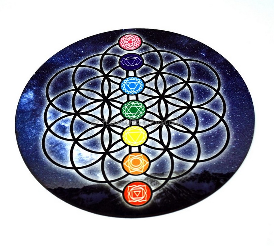 Seed Of Life with Chakra Pendulum Board