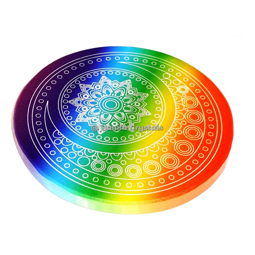 Rainbow Moon Fairy Design Charging Plate