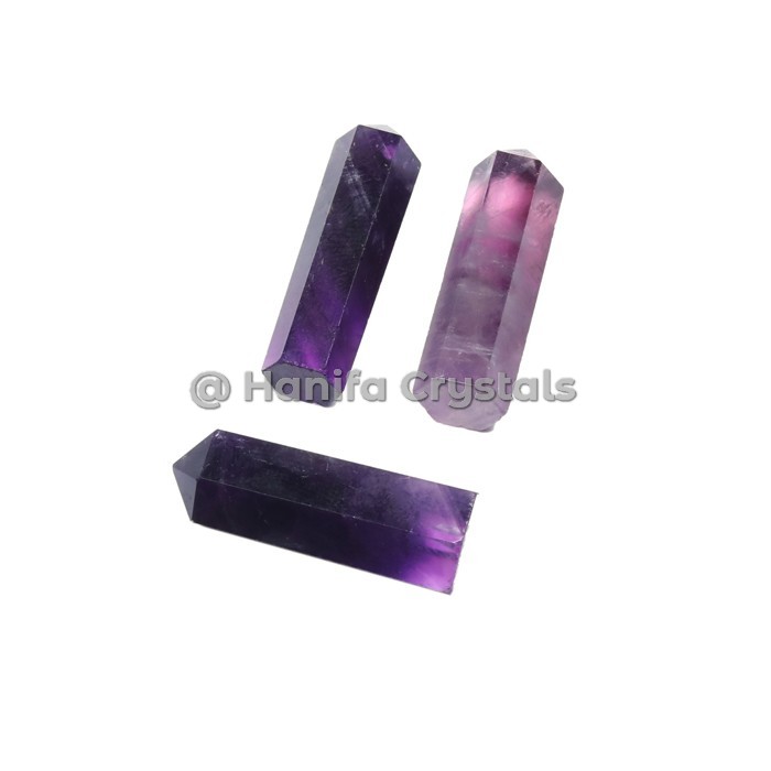 Amethyst 6 Faceted Pencil Points