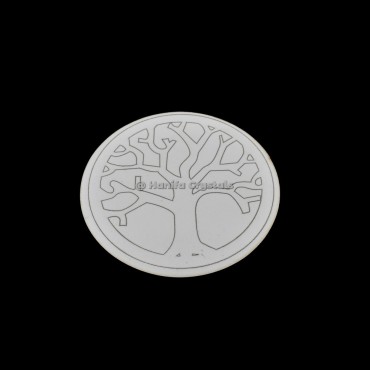 Tree Of Life Engraved Coaster And Grid