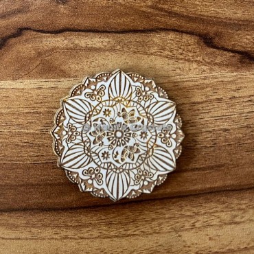 Mandala Engraved MDF Coaster