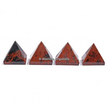 Mahagony Jasper Gemstone Pyramids