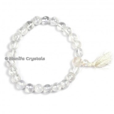 Crystal Quartz Power Healing Yoga Bracelet