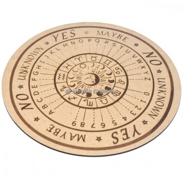 Zodiac Engraved Pendulum Dowsing Board