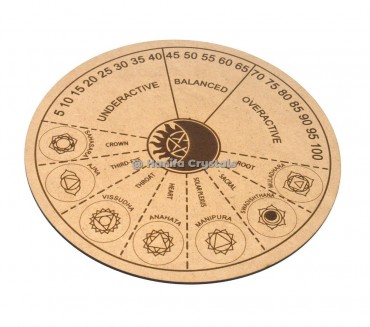 7 Chakra Engraved Divination Pendulum Board