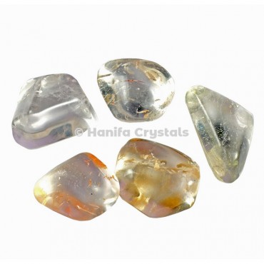 Brazilian Crystal Quartz Tumbled Stones